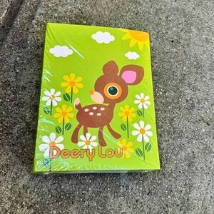 Y2K Deadstock Deery Lou Photo Album Sanrio 2004 Green Binder Kawaii Cute